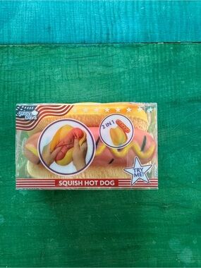 Squish Hot Dog Kids Learning Toy - Pink & Yellow